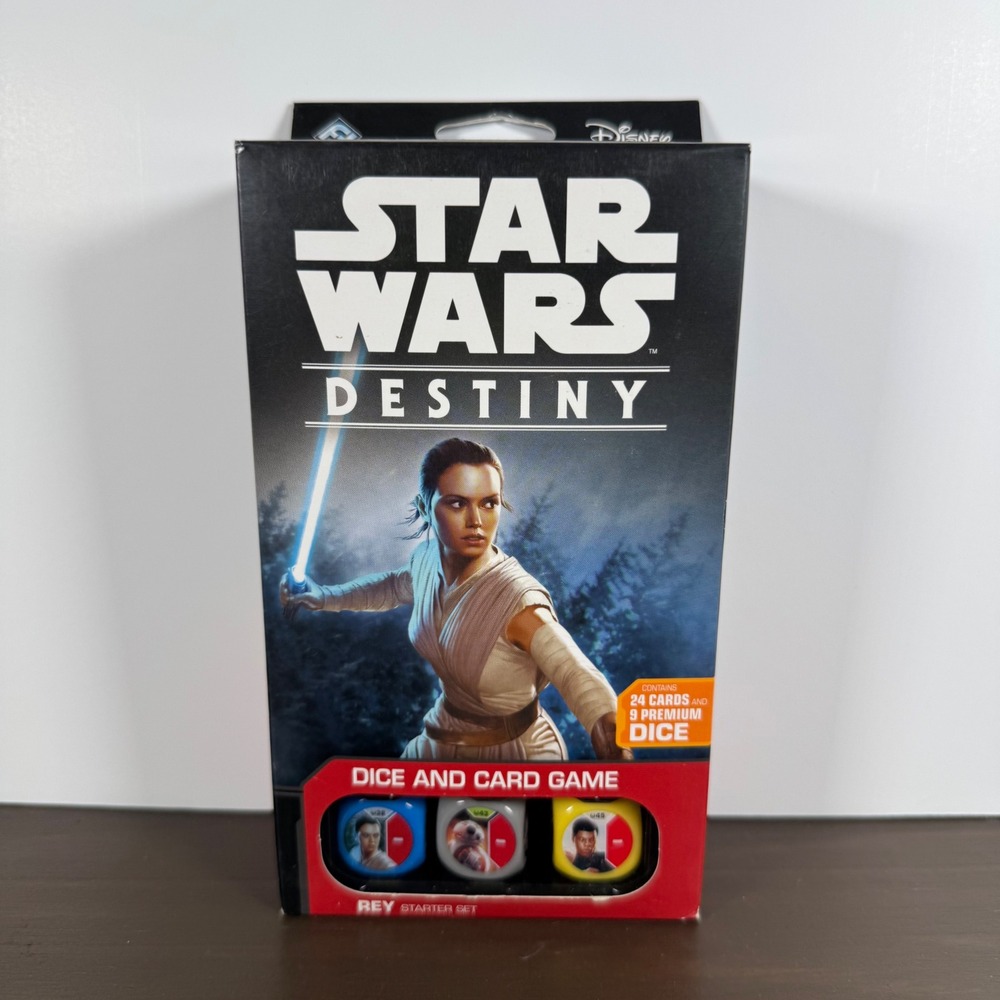Star Wars Destiny Rey Starter Set Dice Card Game SWD02 Fantasy Flight New